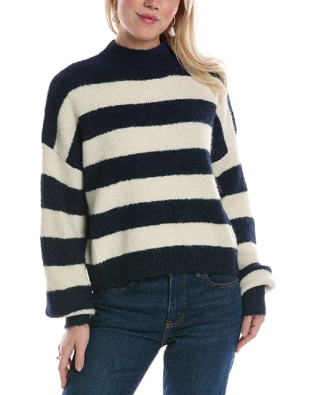 ANNA KAY Richie Cashmere-Blend Pullover Angora Wool Cozy