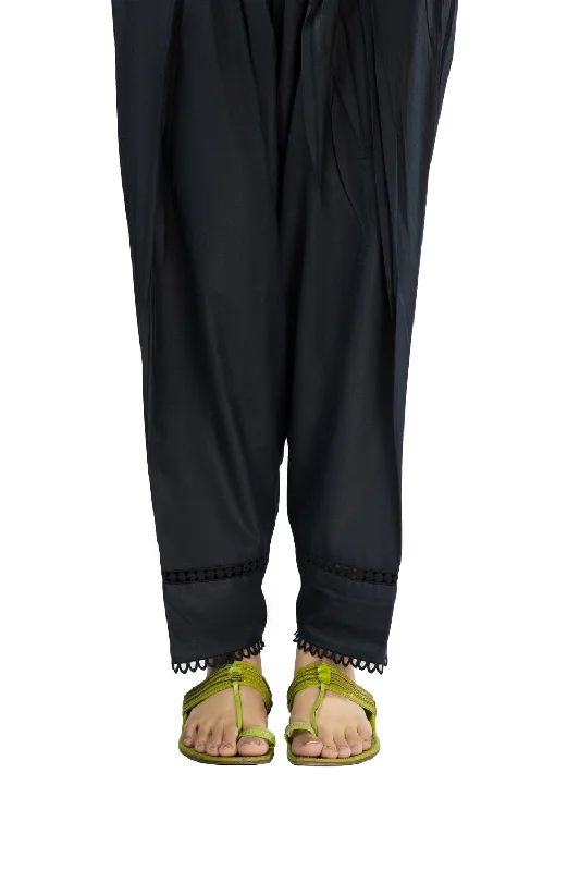 Dyed Cambric Trouser Trousers Bootcut Casual