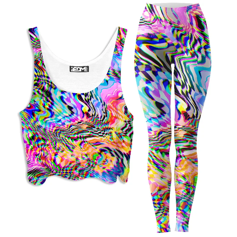 No Signal 2.0 Crop Top and Leggings Combo Machine Wash Dry Clean Hand Wash