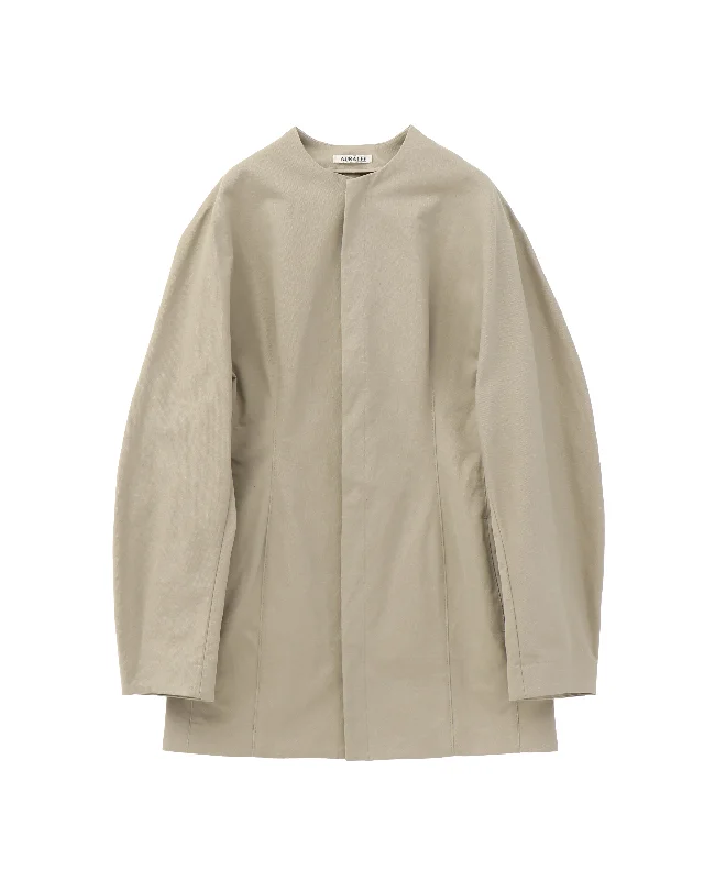 WASHED FINX CHINO HALF COAT Parka Down Jacket Wool Coat