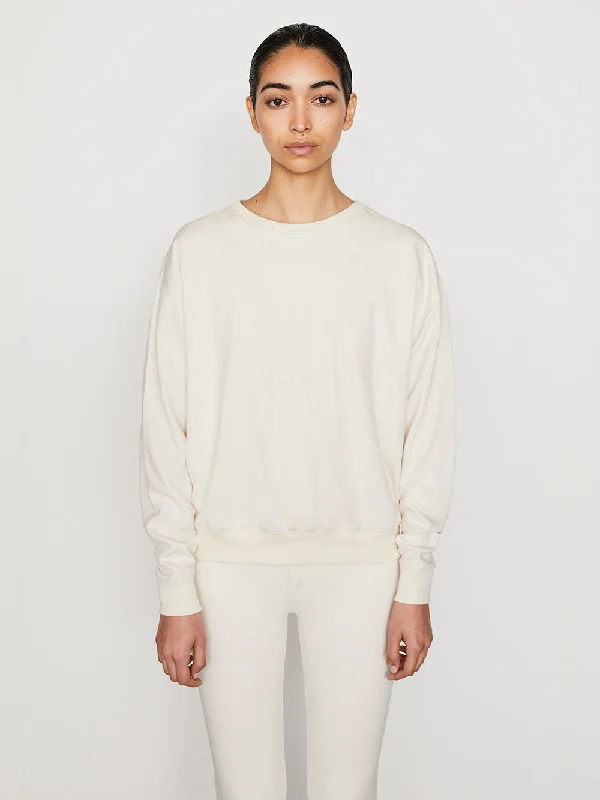 Au Natural Uni Sweatshirt -- Natural Heather Hoodie with Pastel Soft Subtle