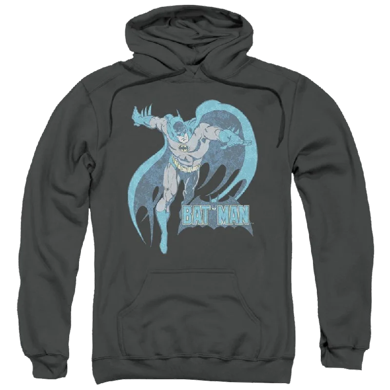 DC Comics Desaturated Batman - Pullover Hoodie Halter Neck Top