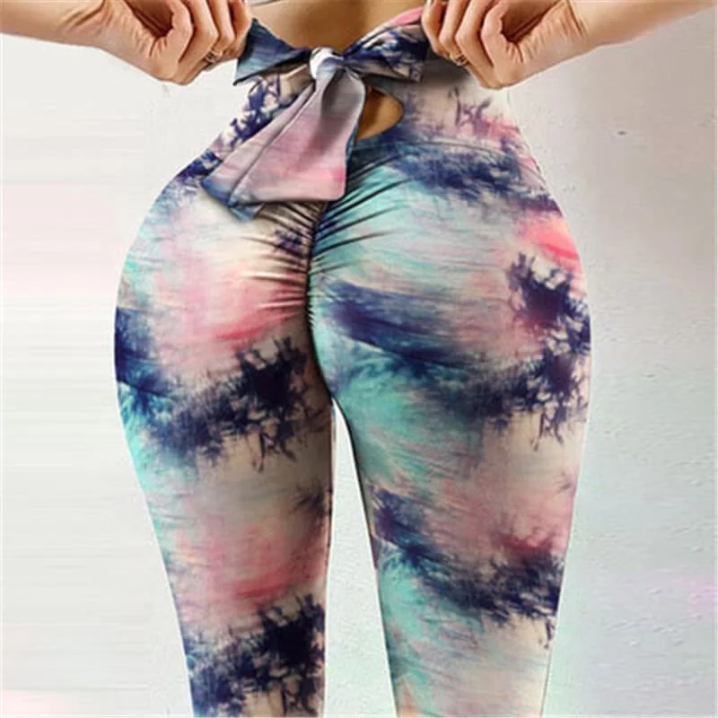 Women Fashion Tight Graphic Printed Bowknot Leggings Stylish Pockets Active Leggings Women Fashion Tight Graphic Printed Bowknot Leggings Stylish Pockets Active Leggings