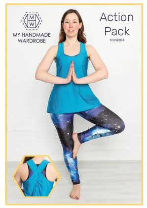 My Handmade Wardrobe Action Pack Top and Leggings PDF Pattern Comfortable Power Mesh Leggings My Handmade Wardrobe Action Pack Top and Leggings PDF Pattern Comfortable Power Mesh Leggings