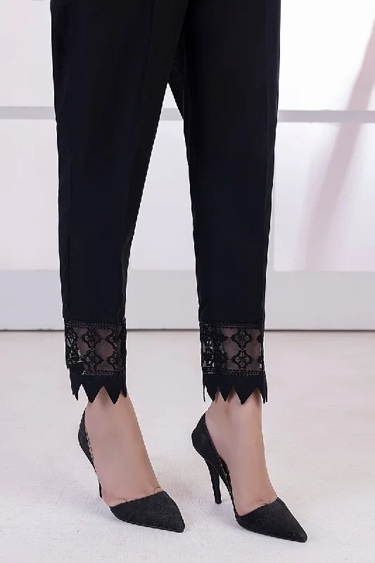 Lakhany 01 Piece Embroidered Trousers - LSM-T-3097 (B) Trousers sophisticated sleek