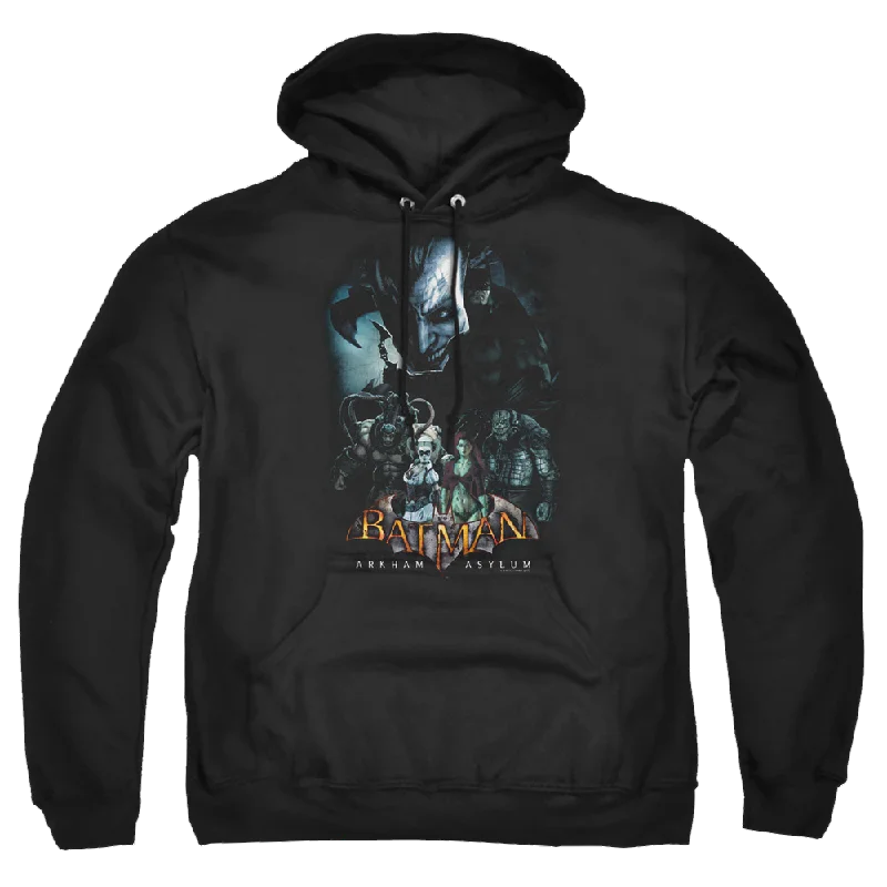 Batman - Arkham Five Against One - Pullover Hoodie Short Sleeve Top