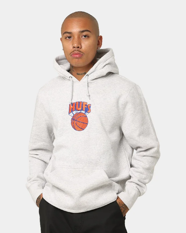 HUF Eastern Pullover Hoodie Athletic Heather Fleece Warm Pullover