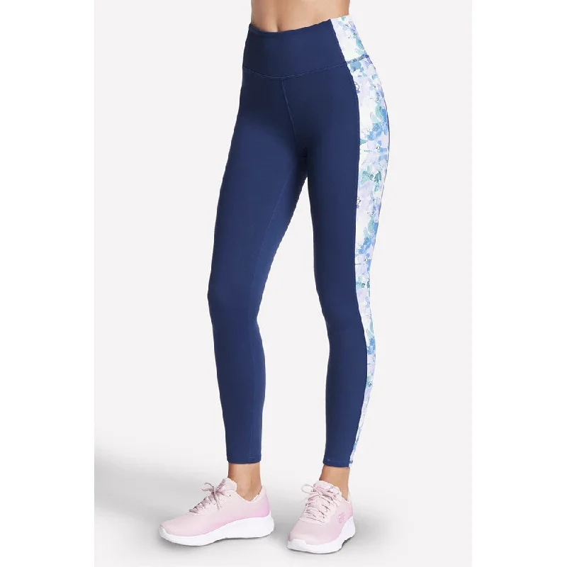 Skechers GoWalk Seascape Floral Legging Comfortable Slip-On Compression Leggings