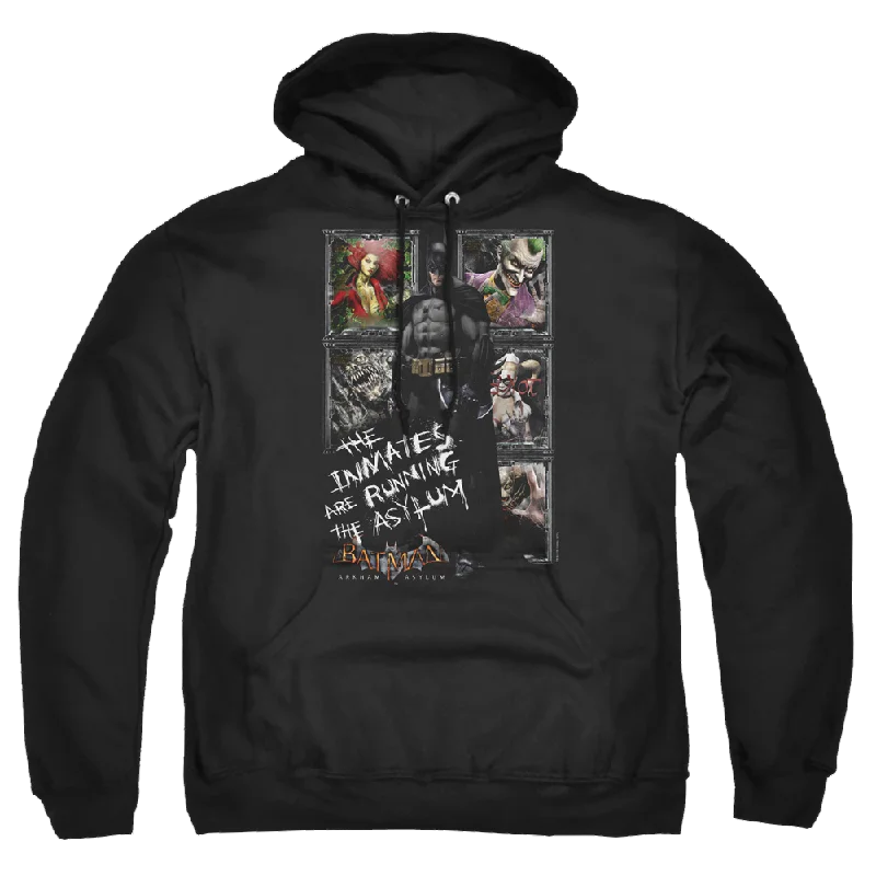 Batman - Arkham Running The Asylum - Pullover Hoodie Sheath Sleeve Elegant