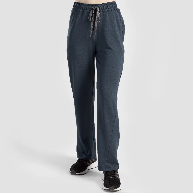 Urban Loose Gym Trousers (Grey) Cropped Trousers Casual Linen
