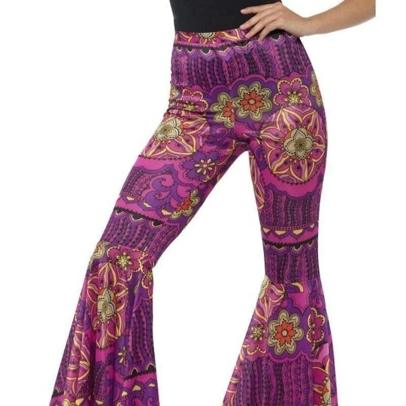 Woodstock Psychedelic Flared Trousers Ladies Trousers Bestseller Popular