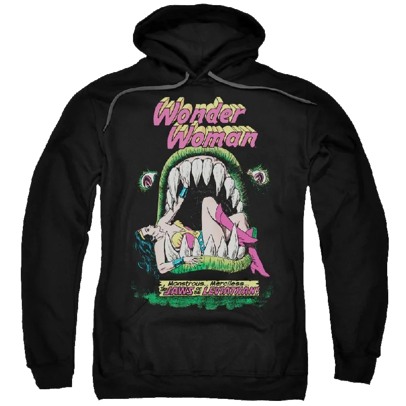 DC Comics Jaws - Pullover Hoodie Ribbed Crew Neck