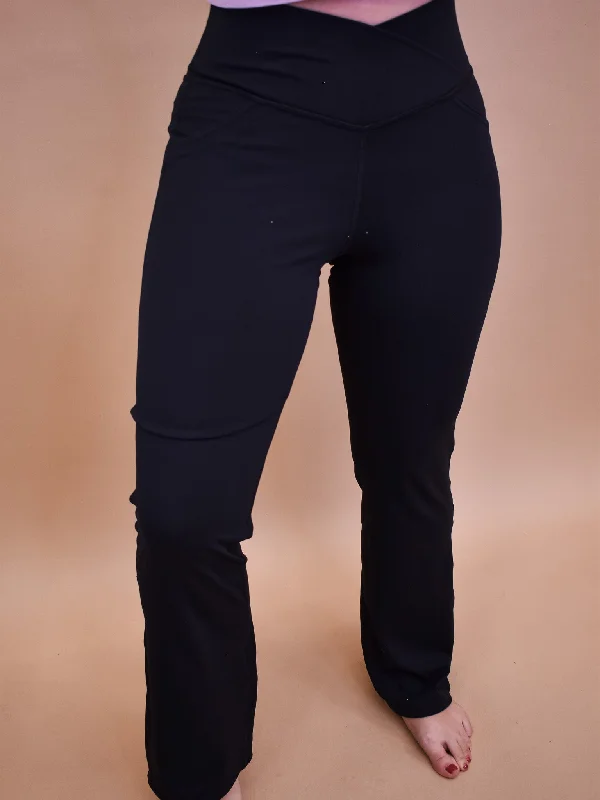 Kind Gesture Mini Flare Leggings Comfortable Workout Fitness Leggings