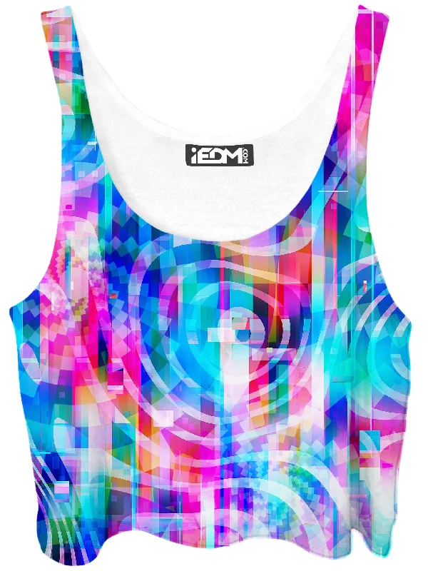 Motherboard Crop Top Elegant Classic Vintage