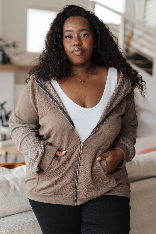 Hazel Blues® | On And On Zip Up Hoodie Hoodie with Magnetic Closure Innovative Modern Hazel Blues® | On And On Zip Up Hoodie Hoodie with Magnetic Closure Innovative Modern