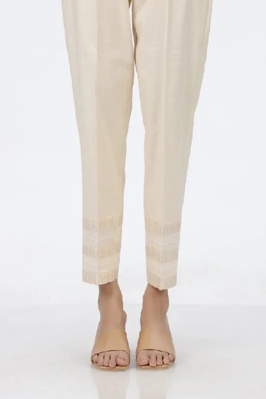 Lakhany 01 Piece Cambric Trousers LSM-T-2524-Beige Trousers Office Stylish