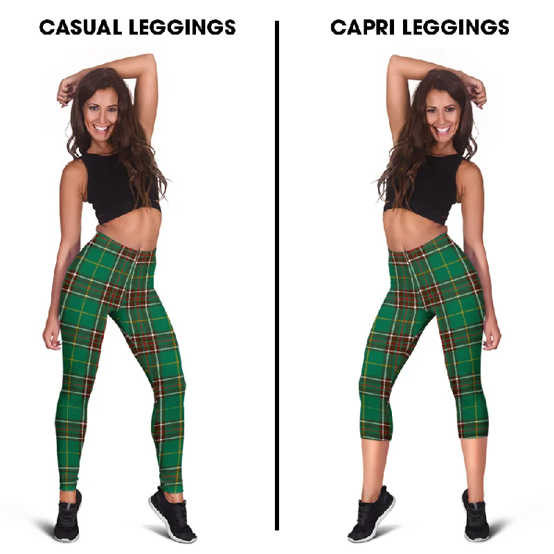 Newfoundland And Labrador Province Canada Tartan Womens Leggings Trendy Full-Length Leggings Newfoundland And Labrador Province Canada Tartan Womens Leggings Trendy Full-Length Leggings