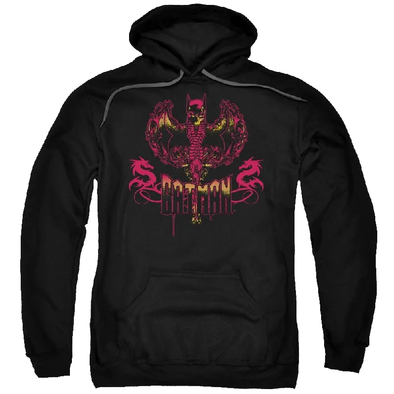 Batman Heart Of Fire - Pullover Hoodie Asymmetrical Neck Pullover