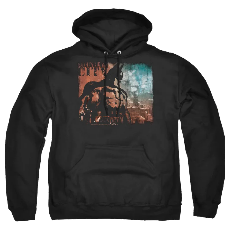 Batman - Arkham City Knockout - Pullover Hoodie One Shoulder Top