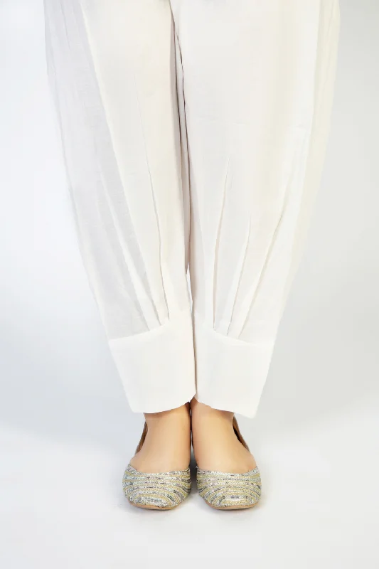 Dyed Cambric Trouser Trousers Solid Black