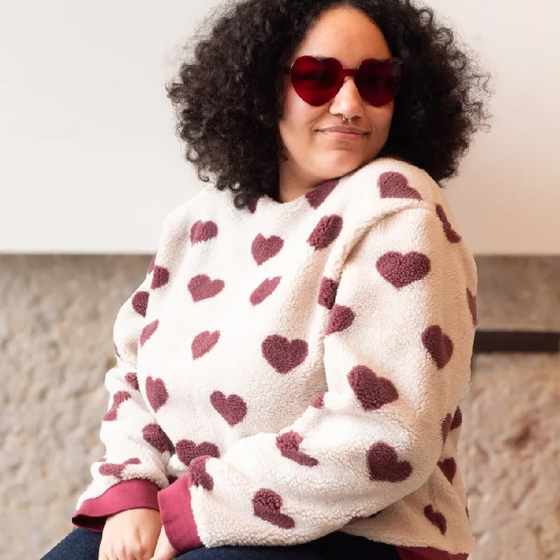 JASMIN Mum sweatshirt/dress - Woman 32-52 - PDF Sewing Pattern Hoodie with Cropped Fit Short Trendy JASMIN Mum sweatshirt/dress - Woman 32-52 - PDF Sewing Pattern Hoodie with Cropped Fit Short Trendy