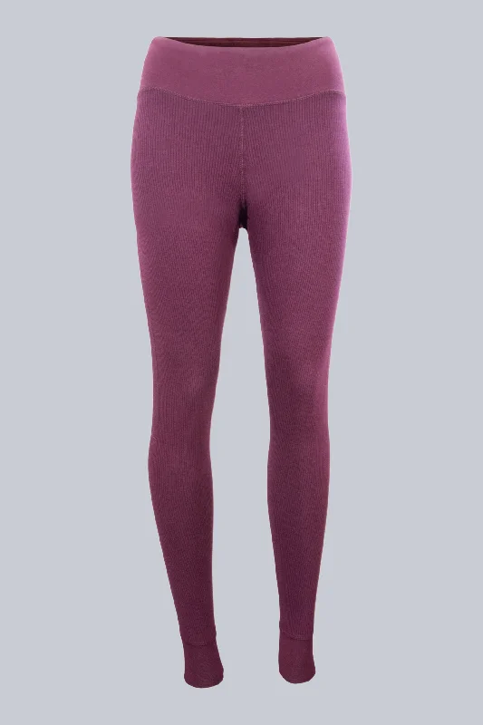 Women COZY RIB Thermal Long John Legging Cozy Reflective Detail Leggings