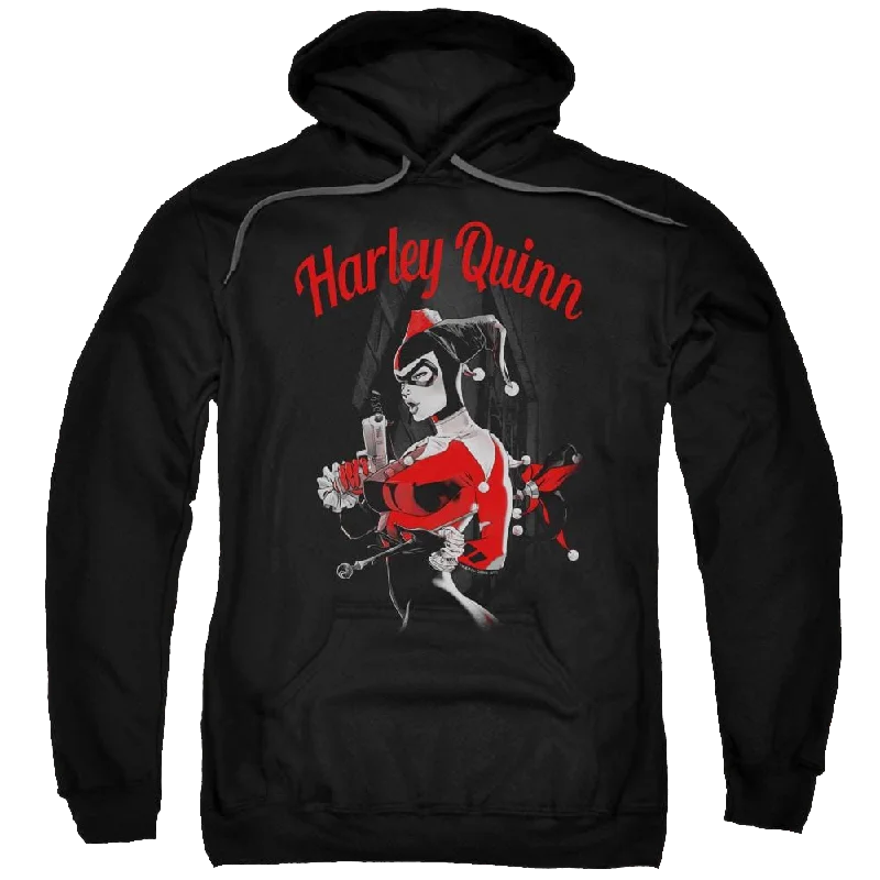 Batman Spring Gun - Pullover Hoodie Boat Neck Sweater
