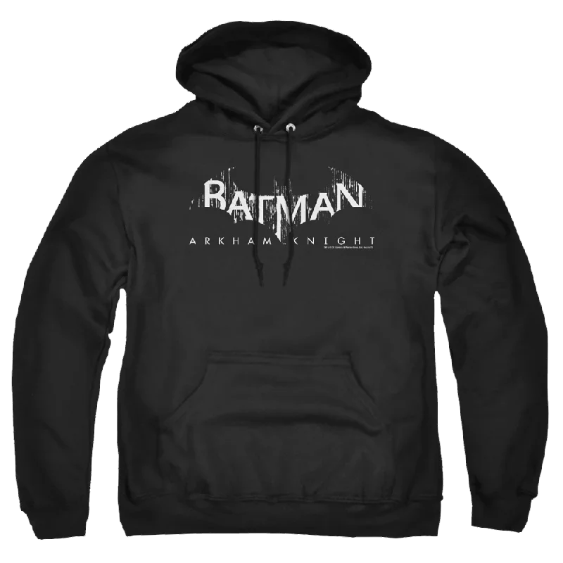 Batman - Arkham Ak Splinter Logo - Pullover Hoodie Flutter Sleeve Feminine