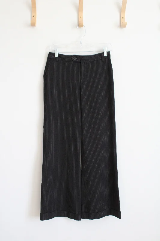 Gap Black Pinstripe Trouser Pants | 1 Trousers Versatile Stylish