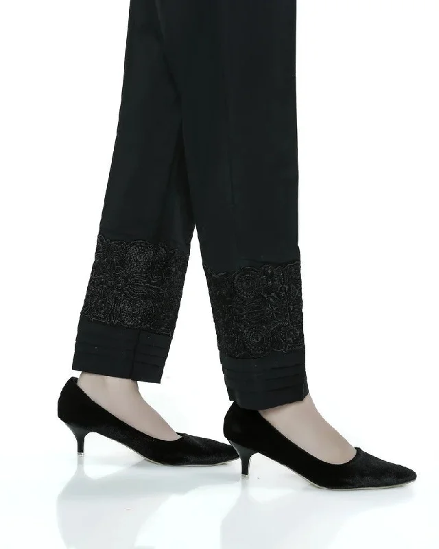 Lakhany 01 Piece Embroidered Stitched Trousers LSM-T-1621-Black Trousers Sale Discount Lakhany 01 Piece Embroidered Stitched Trousers LSM-T-1621-Black Trousers Sale Discount