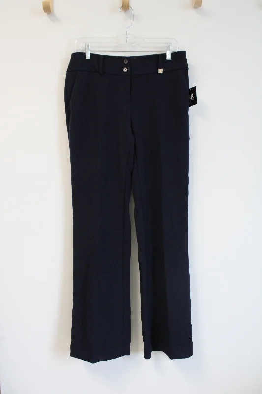 NEW Anne Klein Navy Trouser Pants | 4 Trousers practical easy-care