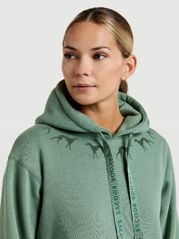 Sweatshirt with hoodie and logo print Hoodie with Patch Decorative Personalized