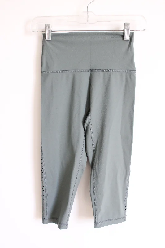 Aerie Blue Green Short Leggings | S Fashionable Seamless Leggings