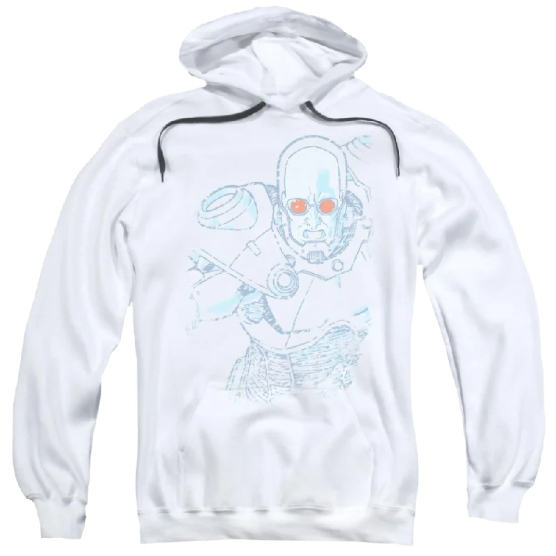Batman Snowblind Freeze - Pullover Hoodie Button Front Sweater