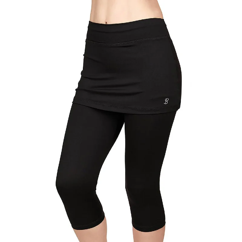 Sofibella UV Staples Abaza 13in Womens Tennis Skirt with Capri Leggings Stylish Sporty Performance Leggings Sofibella UV Staples Abaza 13in Womens Tennis Skirt with Capri Leggings Stylish Sporty Performance Leggings