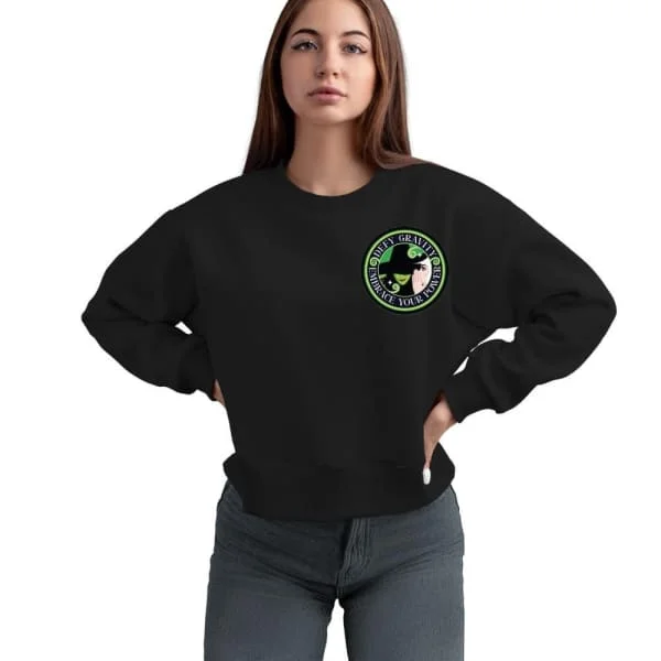 Defy Gravity Sweatshirt Zip Hoodie Drawstring Kangaroo Pocket