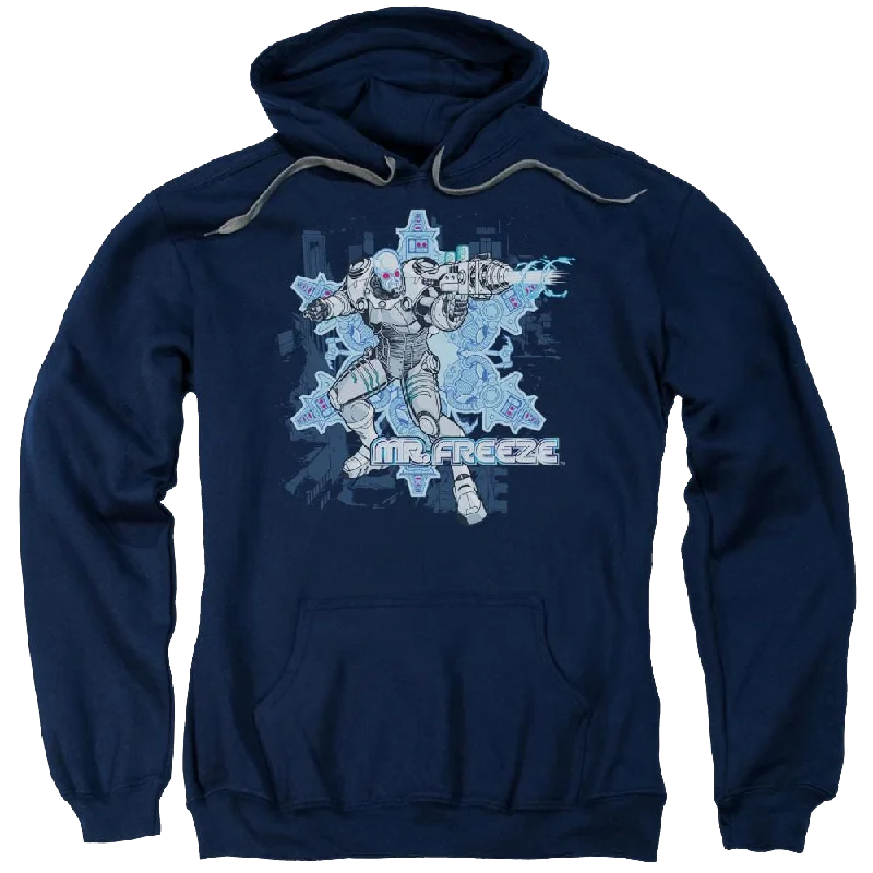 Batman Mr Freeze - Pullover Hoodie Lantern Sleeve Elegant