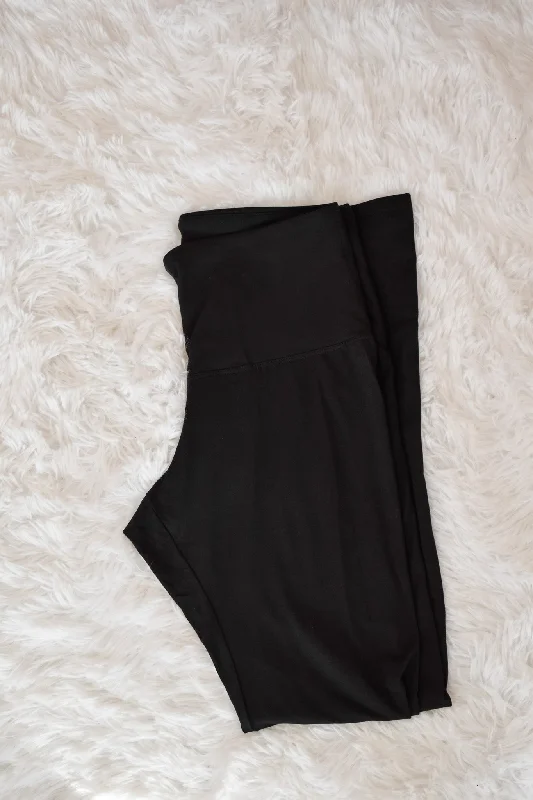 Basic Leggings Elegant Stretchy Faux Leather Leggings