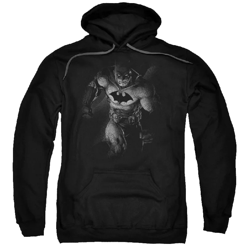 Batman Materialized - Pullover Hoodie One Shoulder Top