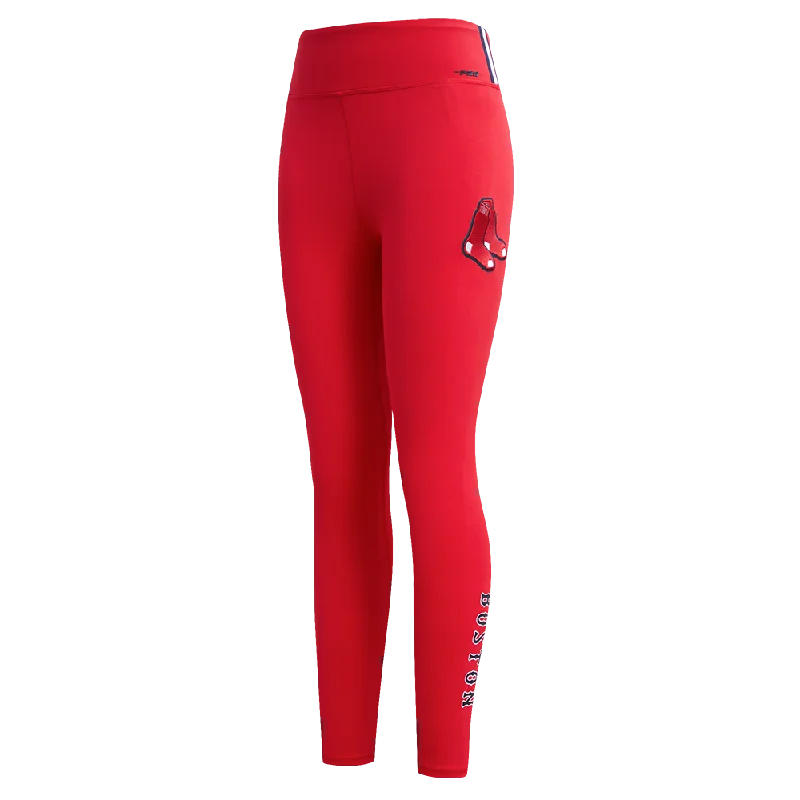 LEGGINGS MLB BOSTON RED SOX CLASSIC ESSENTIALS PARA MUJER Classic Solid Color Leggings