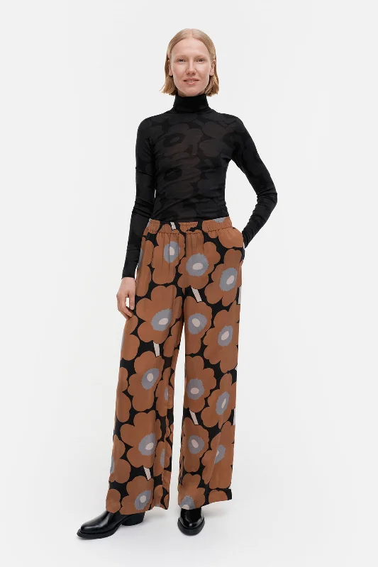 Marimekko Oanet Cupro Trousers Trousers Flared Retro