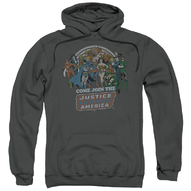 DC Comics Join The Justice League - Pullover Hoodie Fine Merino Wool