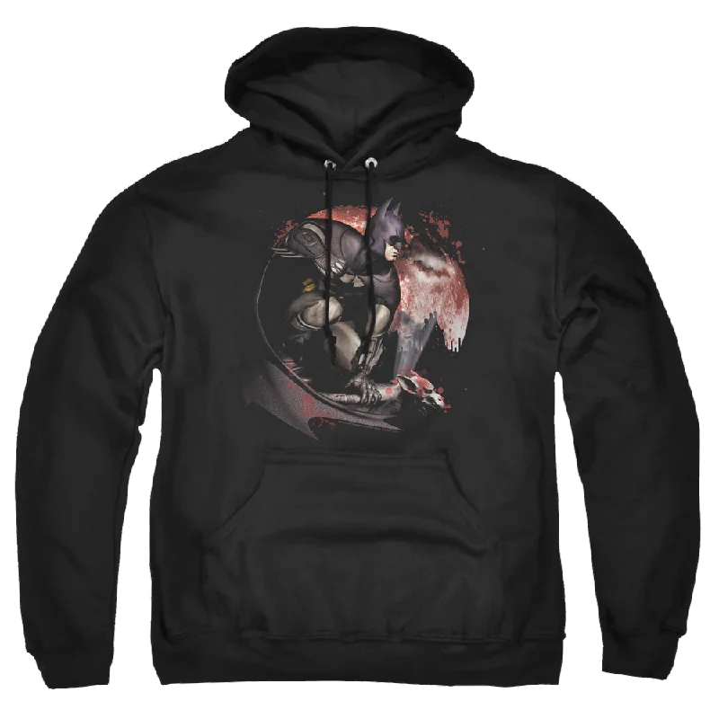 Batman - Arkham Blood Moon - Pullover Hoodie Plunging Neck Pullover
