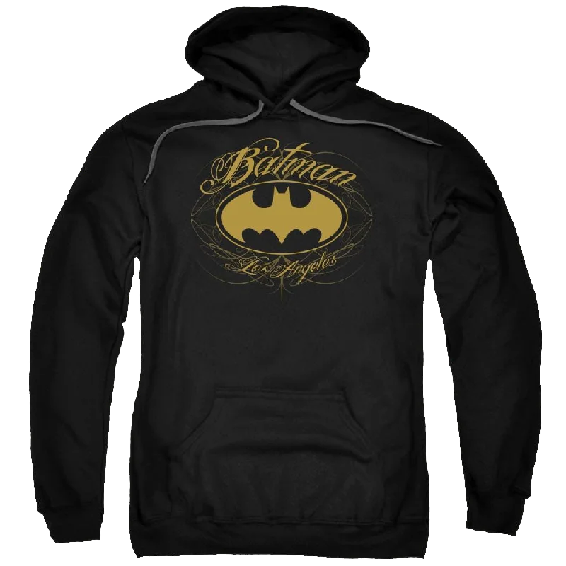 Batman Batman La - Pullover Hoodie Notched Neck Pullover