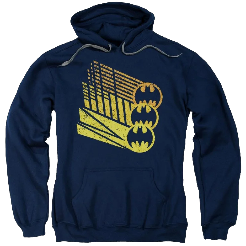 Batman Bat Signal Shapes - Pullover Hoodie Bateau Neck Pullover