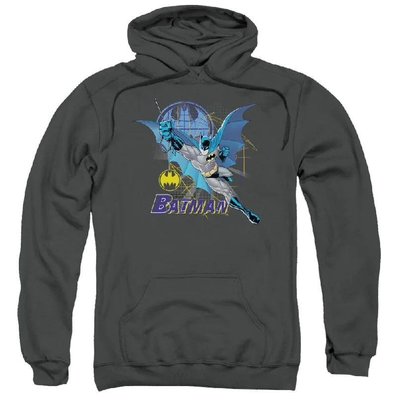 Batman Cape Outstretched - Pullover Hoodie Flutter Sleeve Feminine