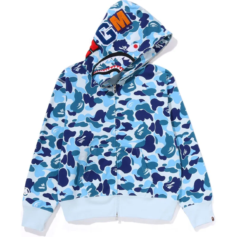 ABC CAMO SHARK FULL ZIP HOODIE LADIES Hoodie with Logo Branding Identity
