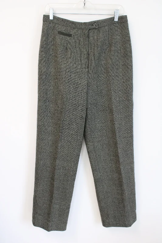 Codradc Collection Green Wool Trouser Pant | 10 Trousers Denim Blue