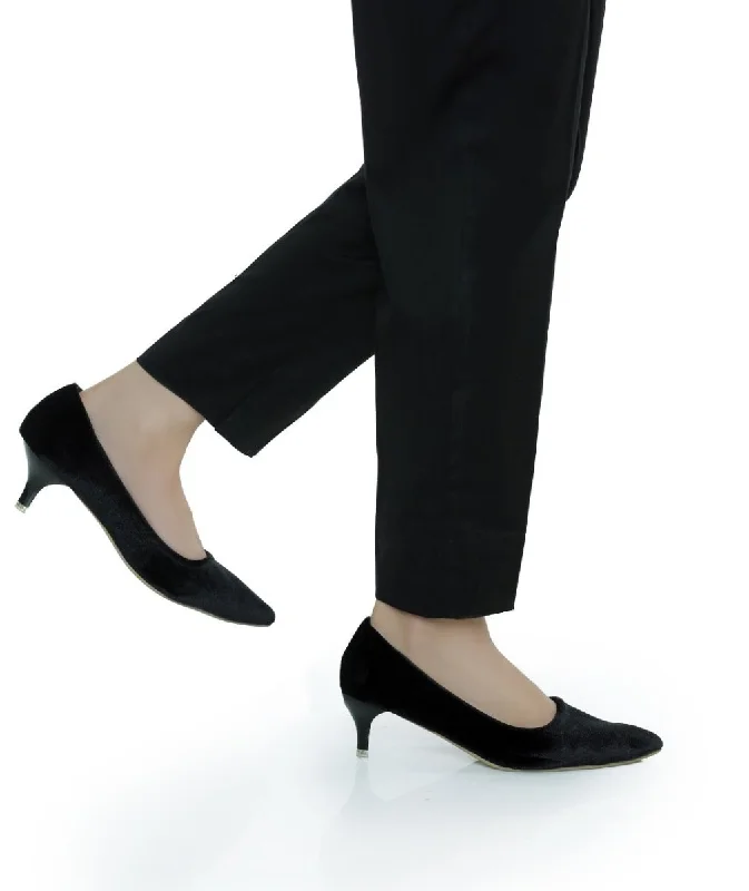 Lakhany 01 Piece Pashmina Plain Trousers LSM-T-2472 Black Trousers Formal Black