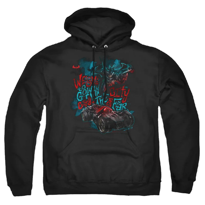 Batman - Arkham City Of Fear - Pullover Hoodie Cold Shoulder Design